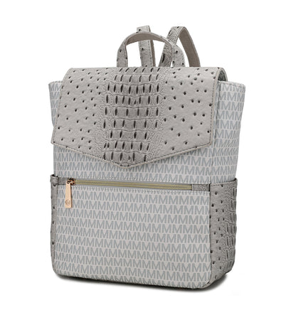 Leidy M Signature/Croco Backpack
