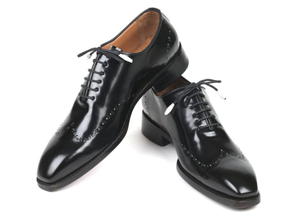 Image of Paul Parkman Goodyear Welted Wingtip Oxfords Black Polished Leather Id 181Blk55 1326450903 from Edmene LLC