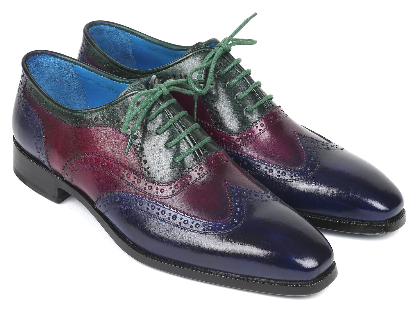 Image of Paul Parkman Men's Multi Color Wingtip Oxfords (ID#PP2284) from Edmene LLC