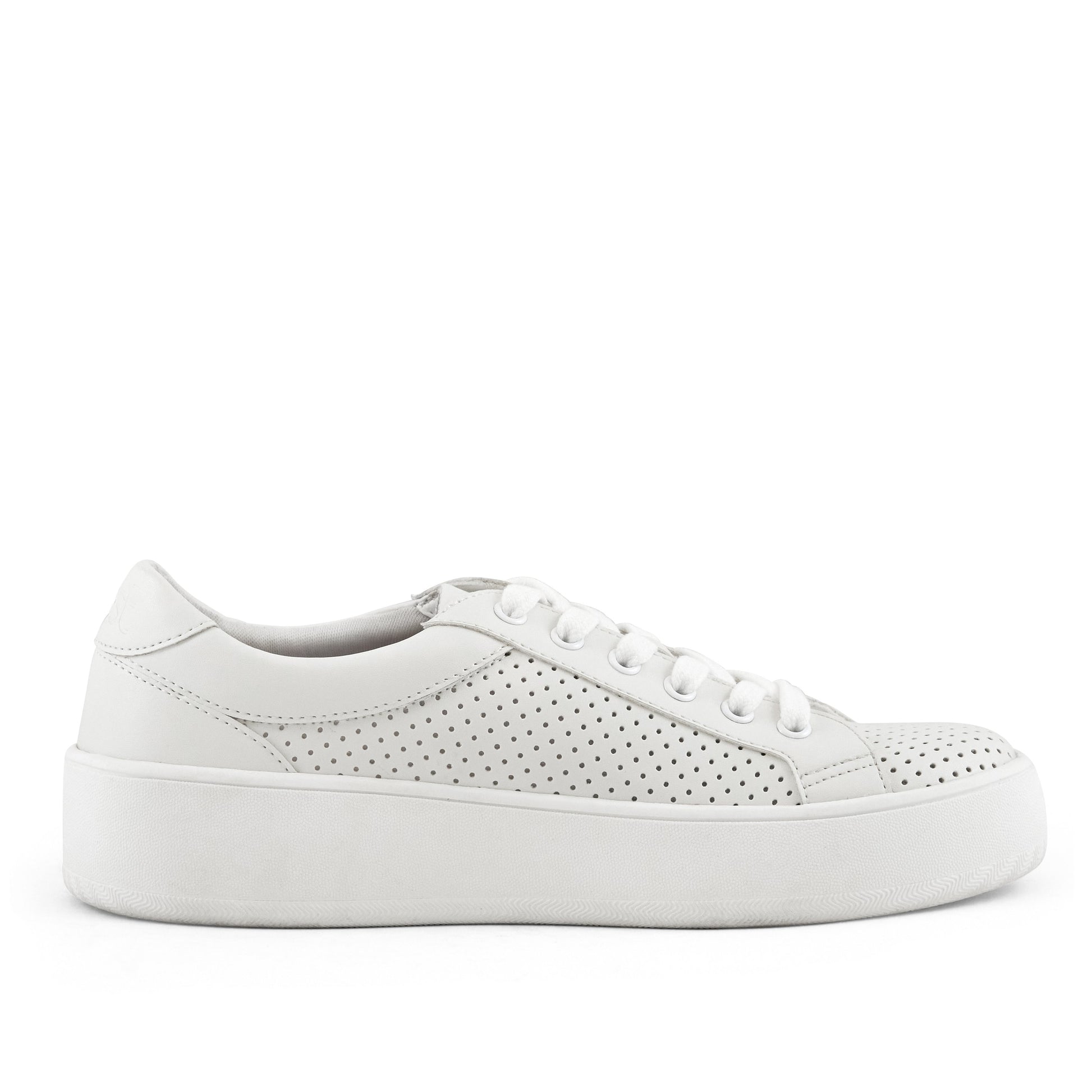 Image of Womens Manila Perf Lace Up White 297688134 from Edmene LLC