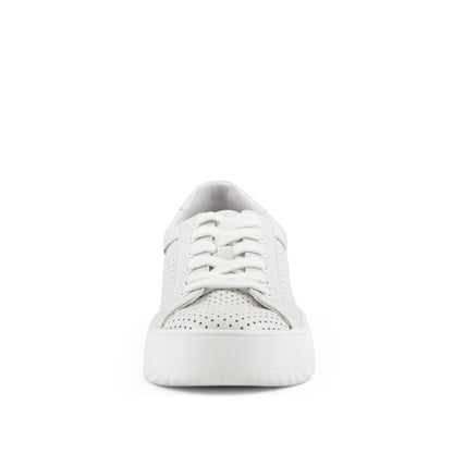 Image of Womens Manila Perf Lace Up White 297688134 from Edmene LLC