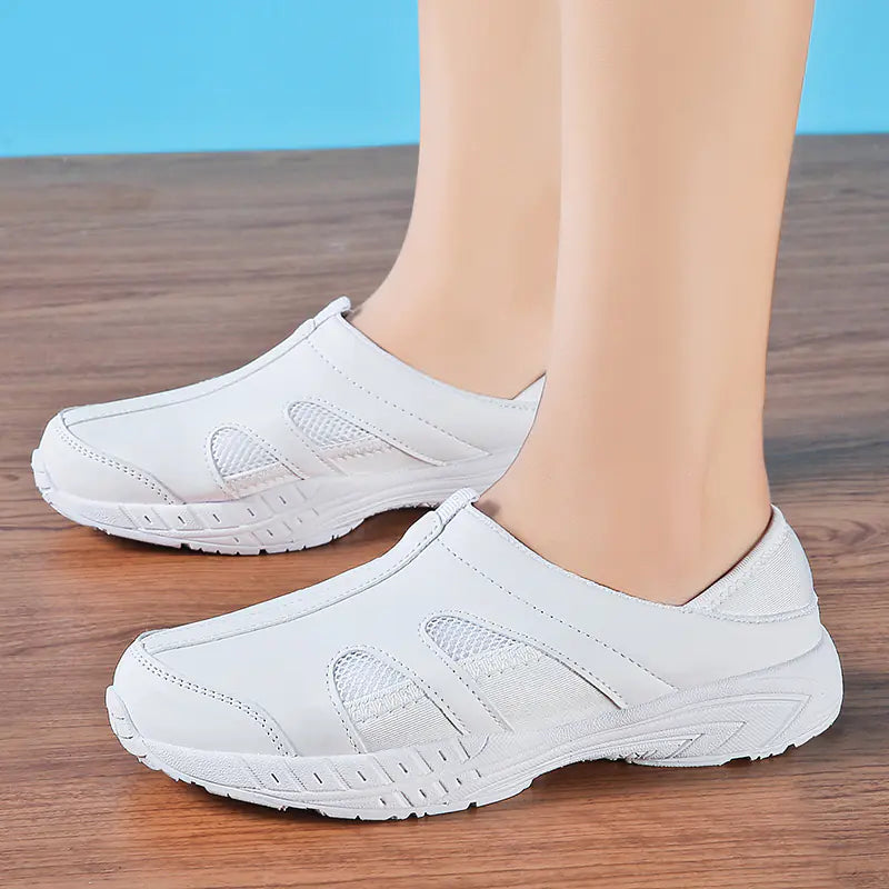 Flat Shoes, White Sneakers, Nurse Shoes
