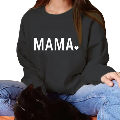 Thanksgiving MAMA Casual Crewneck Sweatshirt