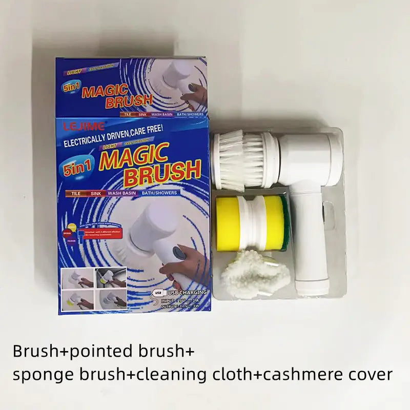 Electric Cleaning Brush for Kitchen & Bathroom Use