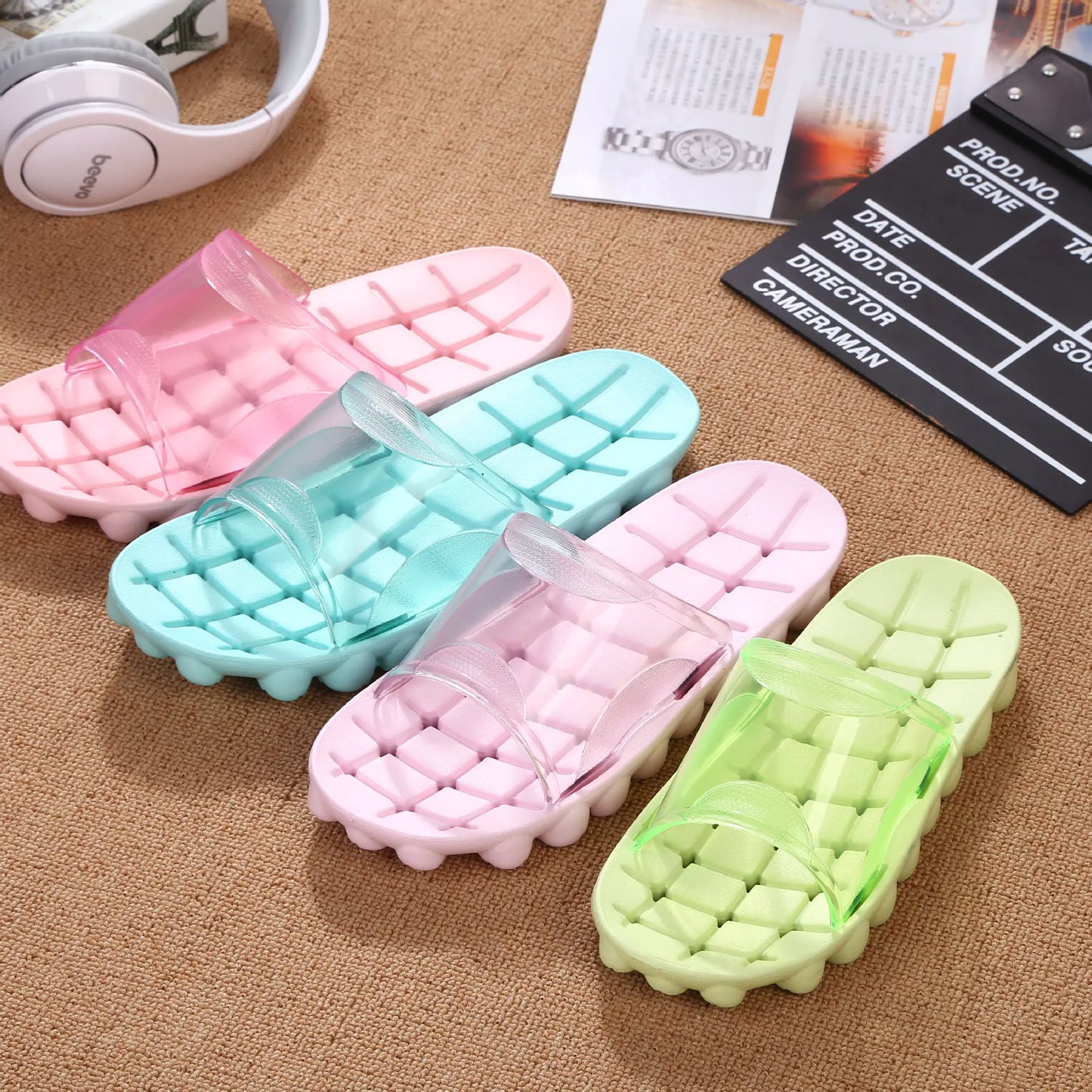 Summer Non-Slip Bathroom Slippers