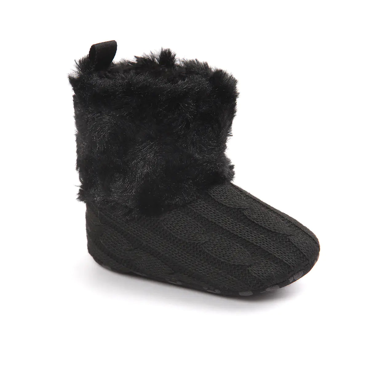 Baby Girl Knitted Cotton Boots - Warm Walking Shoes