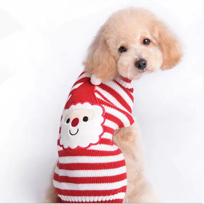 Christmas Pompom Clothes for Small Dogs