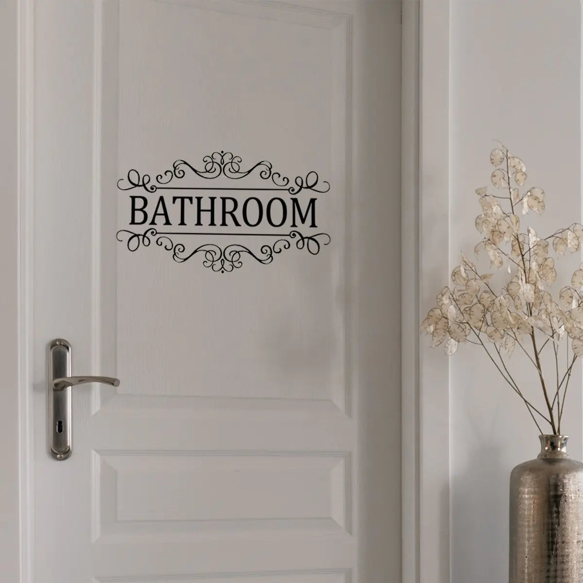 Minimalist Self-Adhesive Bathroom Wall Stickers
