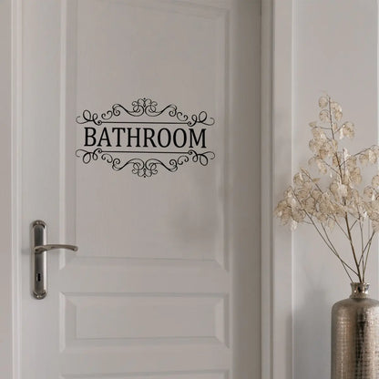 Minimalist Self-Adhesive Bathroom Wall Stickers