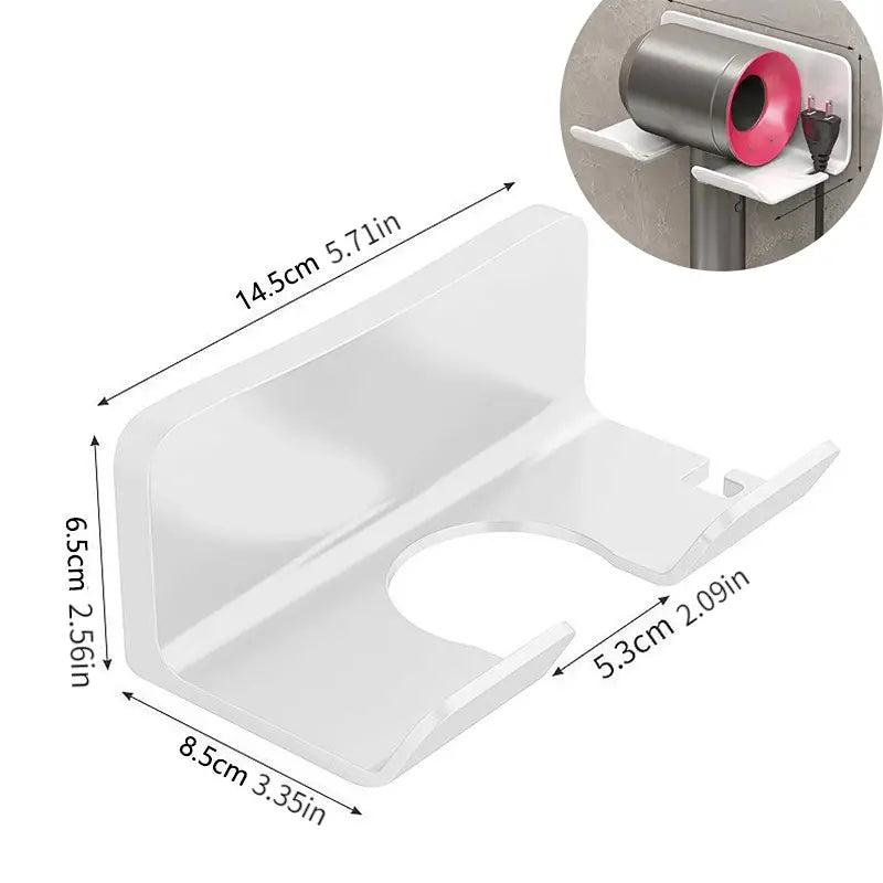 Wall Mounted Bathroom Storage Holder for Hair Tools