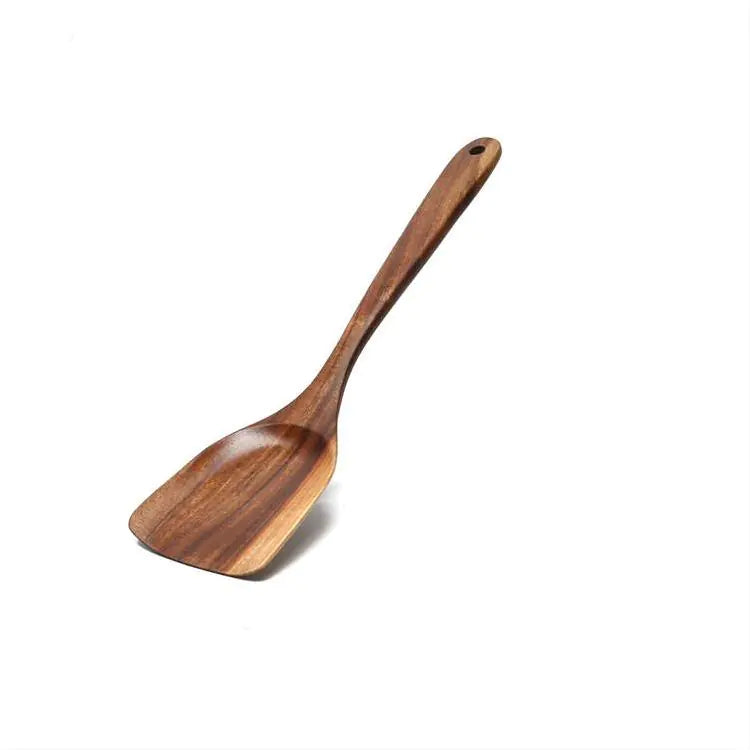 Acacia Wooden Spatula and Spoon Set for Cookware