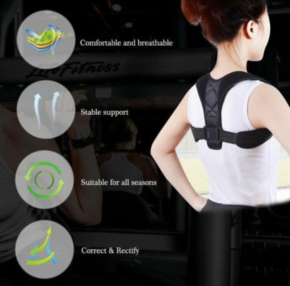 Image of Unisex Adjustable Back Posture Corrector 1025544826 from Edmene LLC