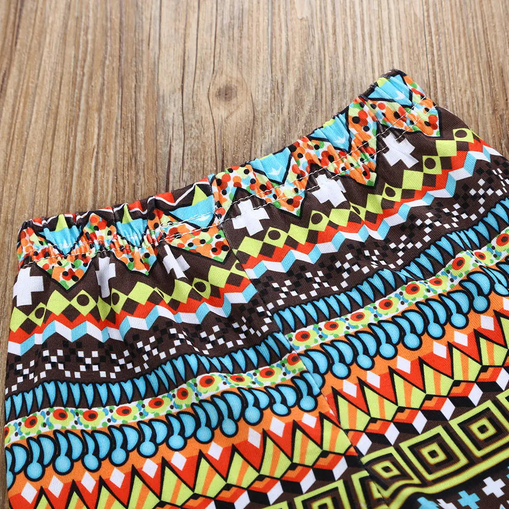 Kids' Cartoon Print 3-Piece Set for Fall and Thanksgiving