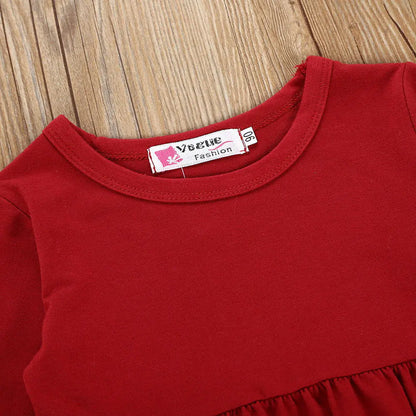 Kids' Cartoon Print 3-Piece Set for Fall and Thanksgiving