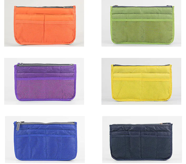 Double Zipper Makeup and Toiletry Storage Bag
