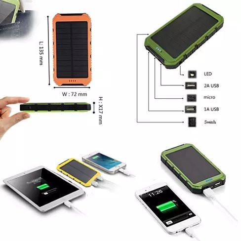 Image of Roaming Solar Power Bank Phone Or Tablet Charger 168196983 from Edmene LLC