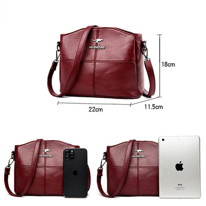 Image of Fashion Female High Quality Soft Leather Bag Ladies Handbags 2023 1803055 from Edmene LLC