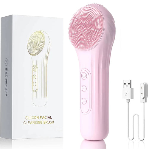 Image of Sonic Waterproof Facial Cleansing Brush Rechargeable Scrubber 1012297381 from Edmene LLC