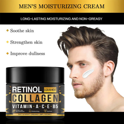 Image of Mens Retinol Collagen Face Cream Skincare Moisturizing Brightening 1486325377 from Edmene LLC