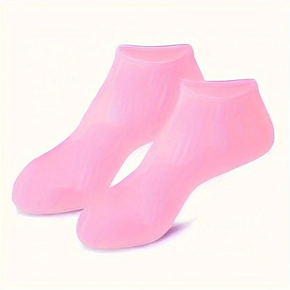 Image of 2 Pack Moisturizing Silicone Gel Socks For Dry Cracked Feet Nourishing 1568083567 from Edmene LLC