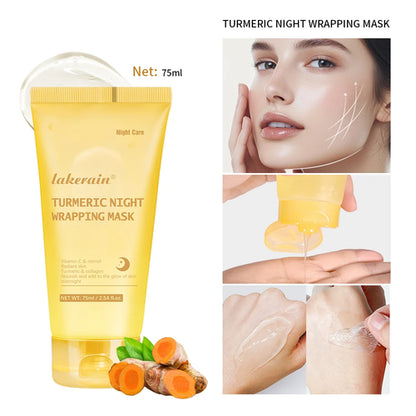 Image of Kojic Acid Turmeric Overnight Wrapping Peel Off Mask Nourishes 383709919 from Edmene LLC