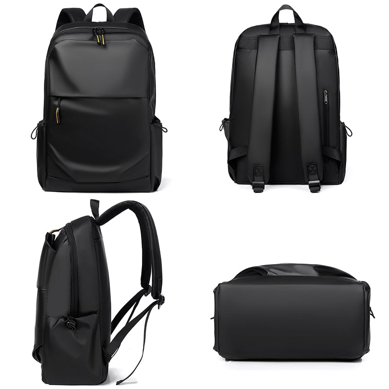 Image of Business Mens Backpack Zipper Design 15 6 Inches Laptop Bag For Male Nylon Cloth Wear Resistant Waterproof Casual Rucksack 1728561517 from Edmene LLC