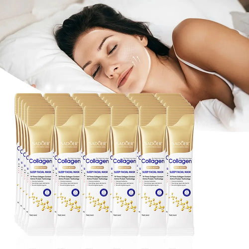 Image of 30Pcs Sadoer Collagen Sleeping Facial Masks Face Skincare Moisturizing 1149189060 from Edmene LLC