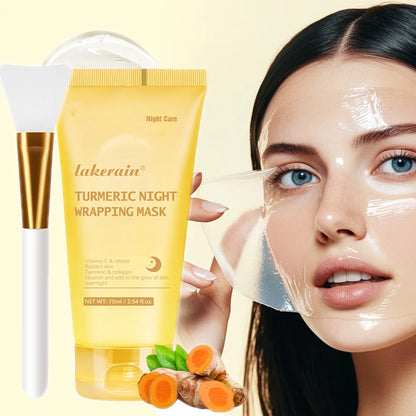 Image of Kojic Acid Turmeric Overnight Wrapping Peel Off Mask Nour... from Edmene LLC