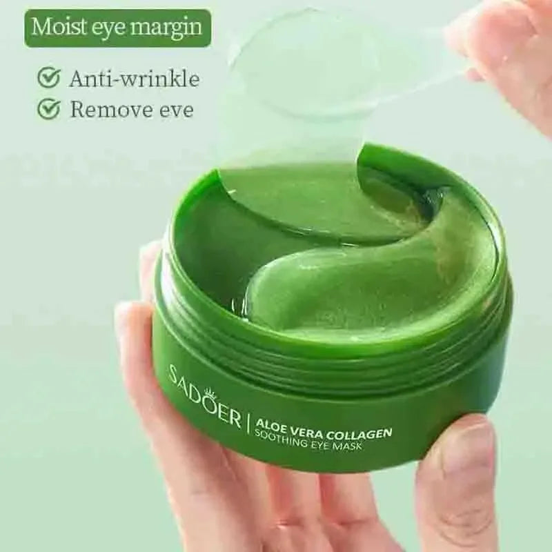 Image of 60Pcs Aloe Vera Collagen Eye Mask Anti Dark Circles Eyes Bags 23775590 from Edmene LLC