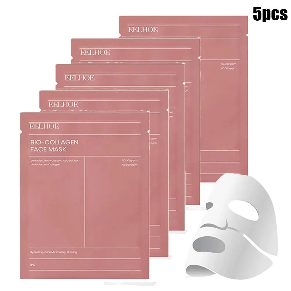 Image of 1/5/10PCs Bio Collagen Face Mask Shrink Pores Deep Hydrat... from Edmene LLC