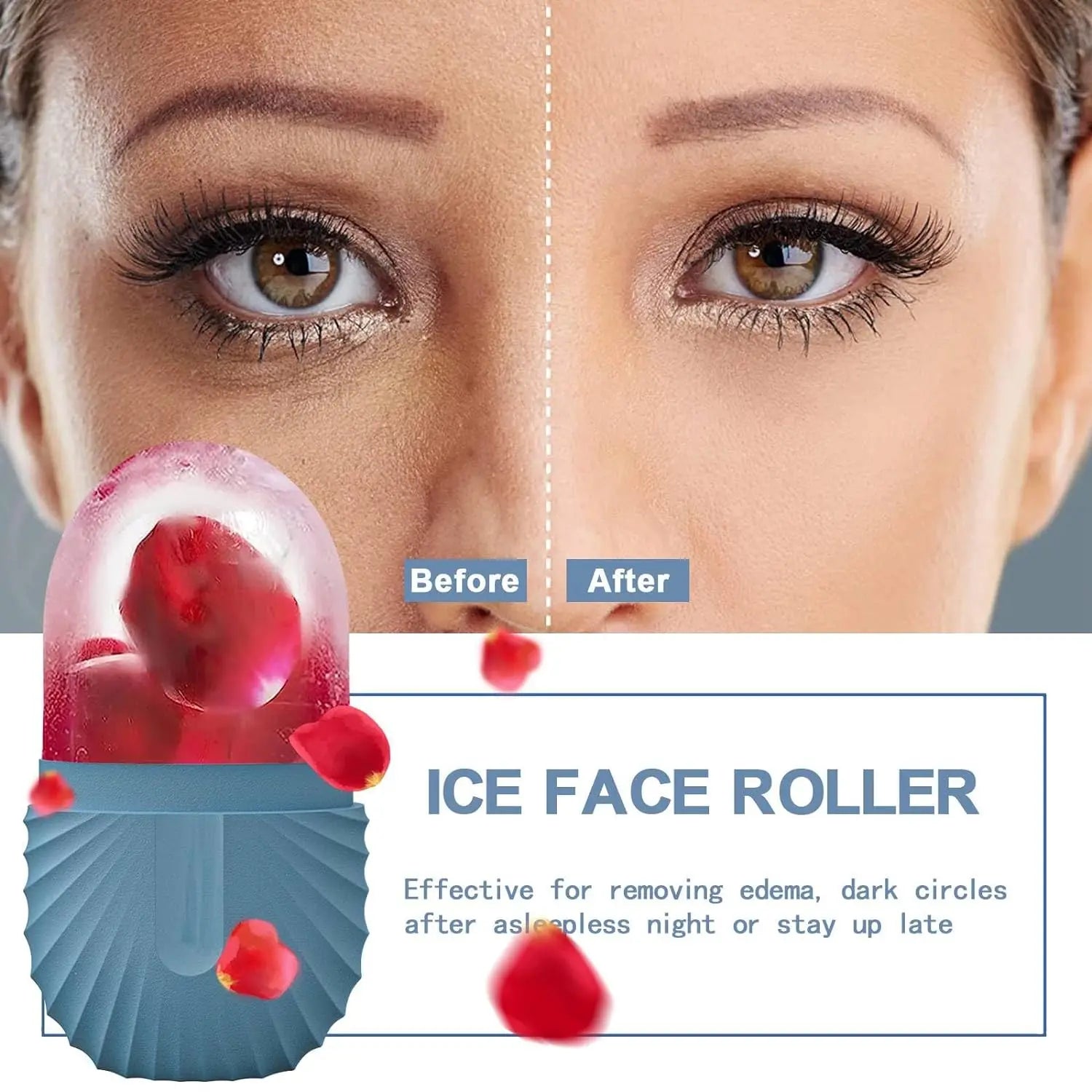Image of Ice Facial Roller Skin Care Beauty Lifting Contouring Tools Ice Cube 733624863 from Edmene LLC