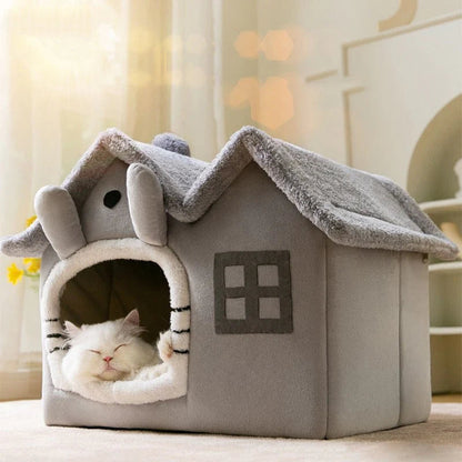 Image of Removable Roof Plush Pet House from Edmene LLC