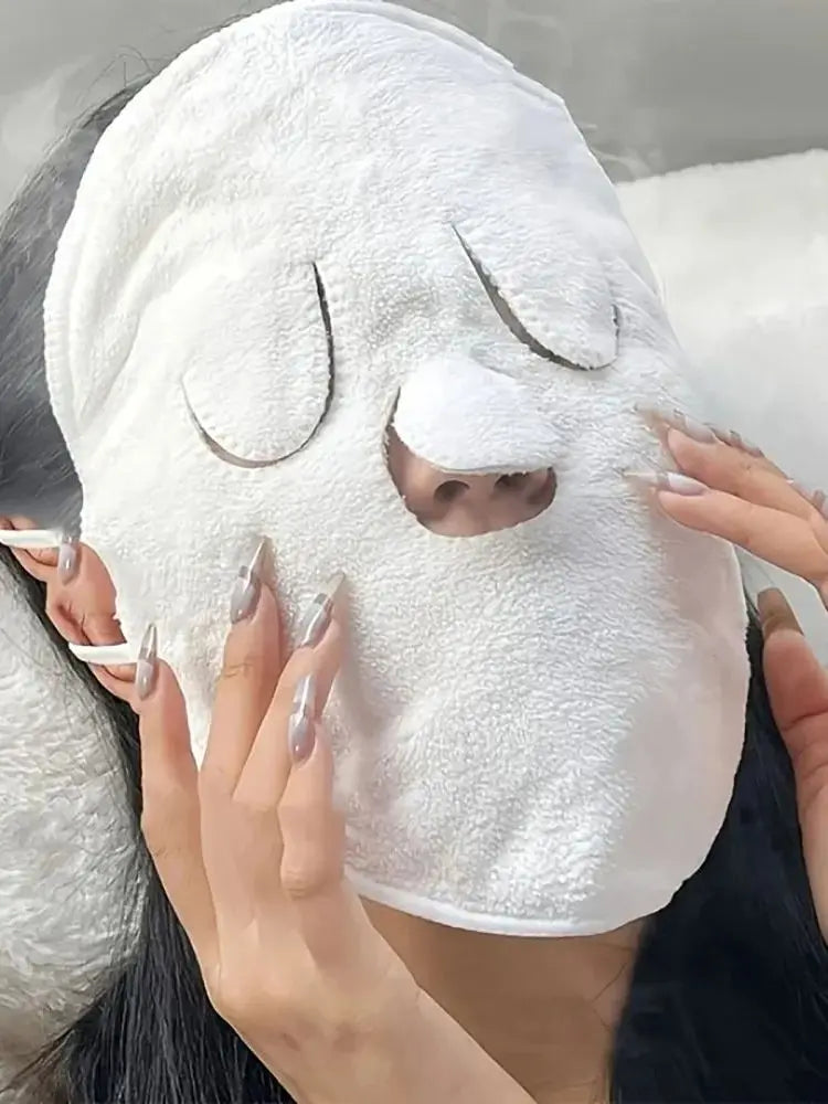 Image of Reusable Cotton Facial Towel For Hot Cold Skin Care Yoga Fitness 688492841 from Edmene LLC