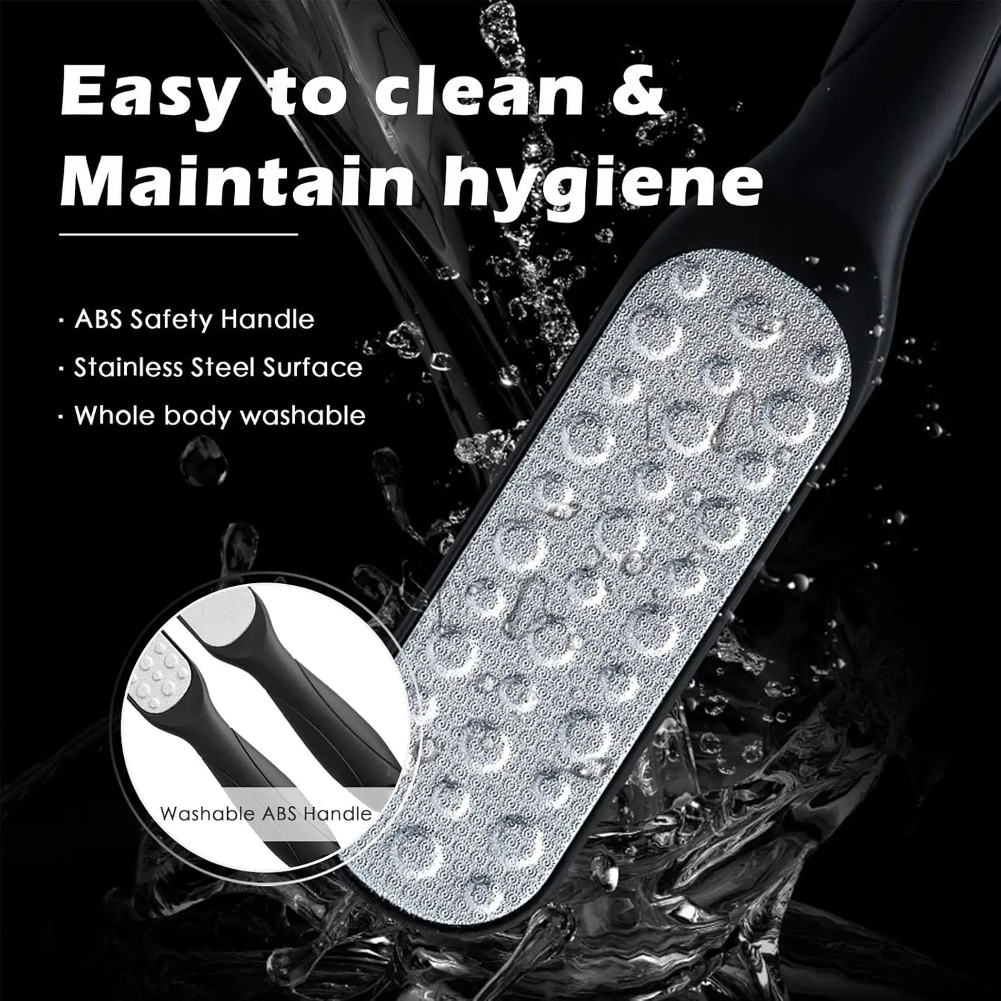 Image of 1Pc Stainless Steel Foot File Double Sided Foot Rasp Callus Remover 102259995 from Edmene LLC