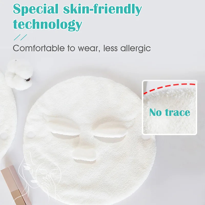 Image of Reusable Cotton Facial Towel For Hot Cold Skin Care Yoga Fitness 688492841 from Edmene LLC