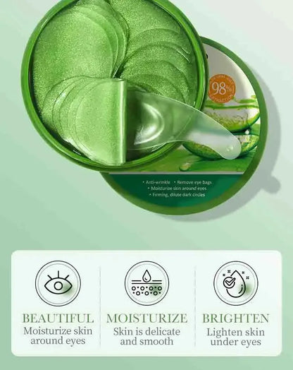 Image of 60Pcs Aloe Vera Collagen Eye Mask Anti Dark Circles Eyes Bags 23775590 from Edmene LLC