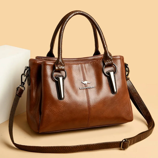 Image of Luxury Handbags Women Bags Designer Soft Leather Shoulder... from Edmene LLC