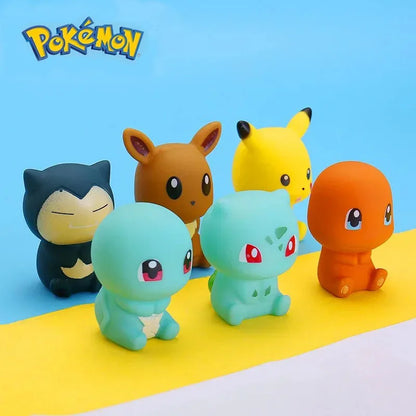 6pcs Pokemon Pikachu Figures Bathroom Bath Shower Baby Children Play
