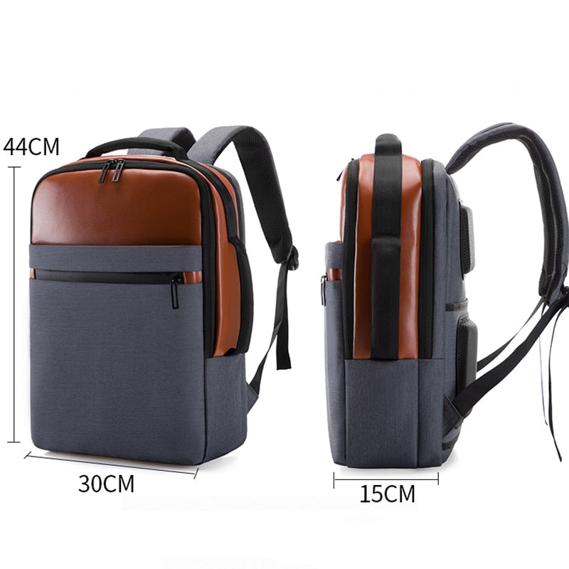Image of Business Backpack For Men Large Capacity Usb Charging Bag Male Multifunction Waterproof Rucksack Fashion Portable Laptop Bagpack 1486206406 from Edmene LLC