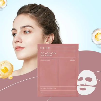 Image of 1 5 10Pcs Bio Collagen Face Mask Shrink Pores Deep Hydrating Overnight 496401355 from Edmene LLC