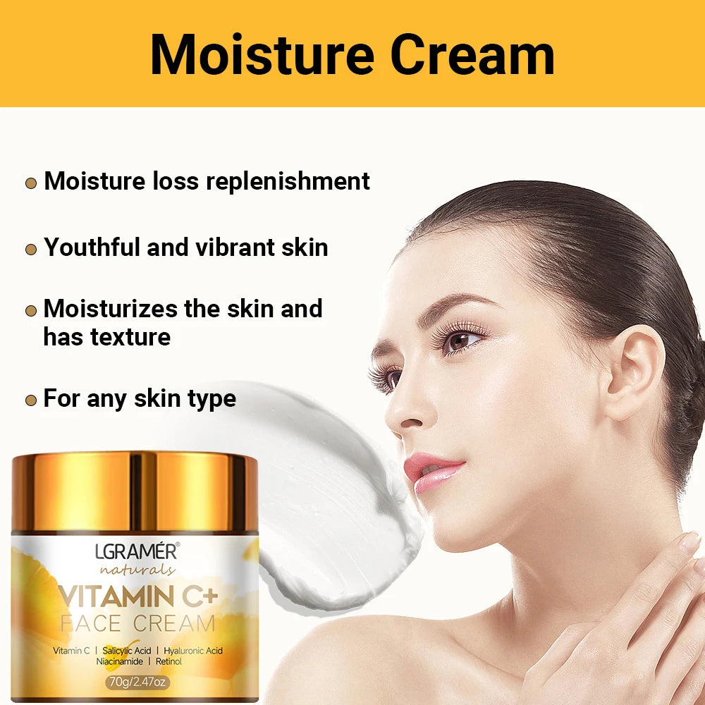 Image of Vitamin C Face Cream Retinol Smooth Wrinkle Moisturizing Firming 1206204793 from Edmene LLC