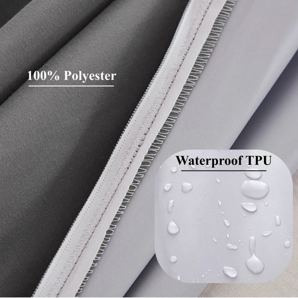 6-Sides Fully Enclosed Waterproof Mattress Cover with Zipper