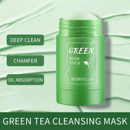 Image of 40G Remove Blackhead Green Tea Solid Mask Cleans Pores Stick Facial 384403081 from Edmene LLC