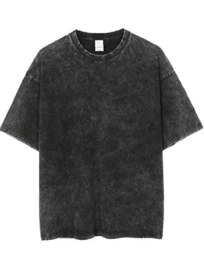 Image of 2024 Washed Vintage T-Shirts Street Hip Hop Retro Punk T ... from Edmene LLC