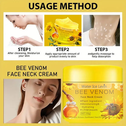 Image of Bee Venom Neck Cream Moisturizing Sagging Improvement Reduce Fine 15632965 from Edmene LLC