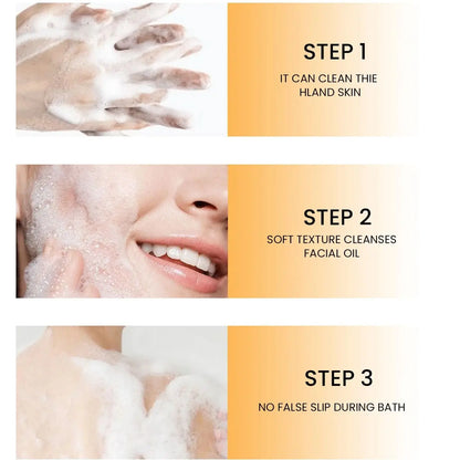 Image of Hand Made Turmeric Soap Body Cleaning Lightening Dark Underarm Leg 1326779137 from Edmene LLC