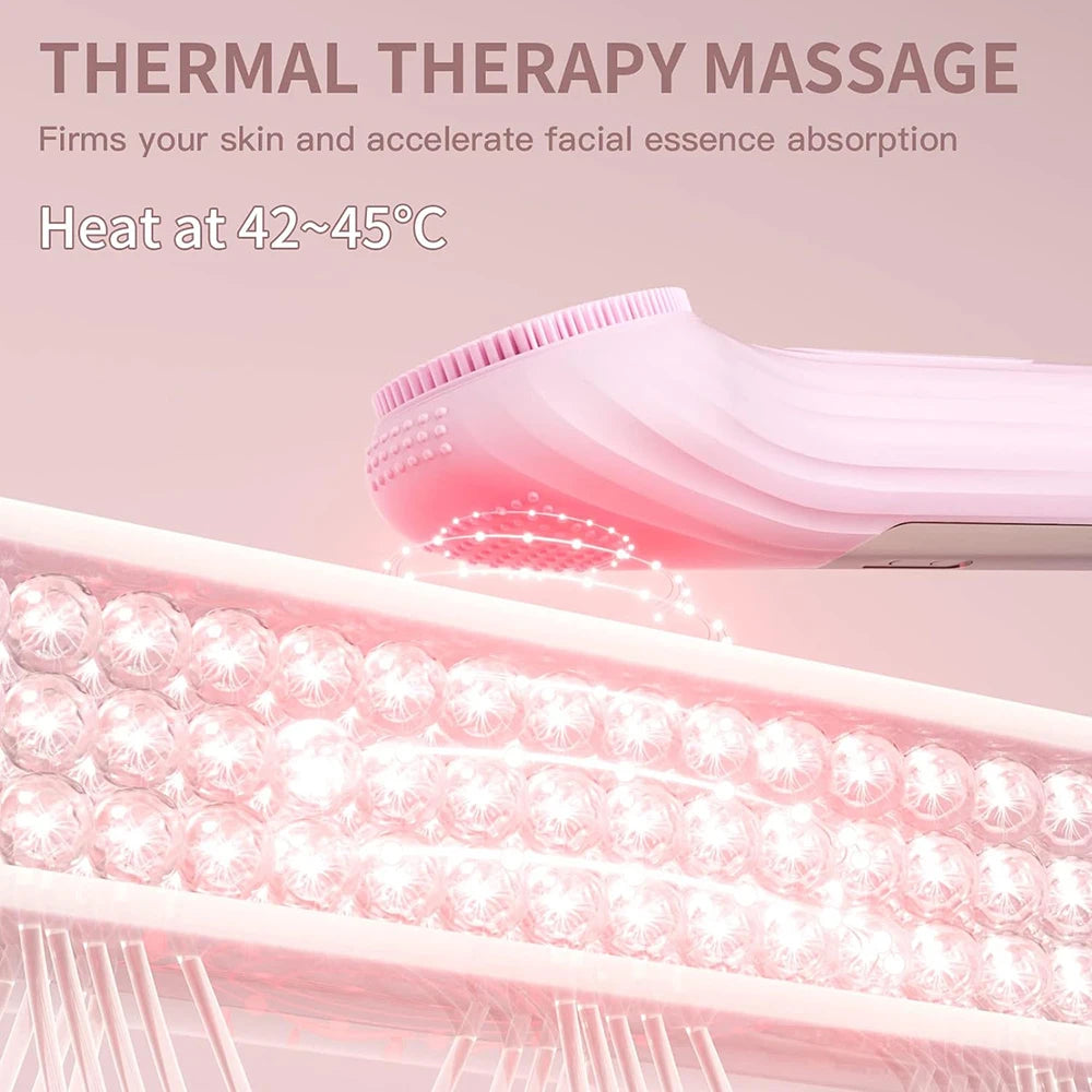 Image of Sonic Waterproof Facial Cleansing Brush Rechargeable Scrubber 1012297381 from Edmene LLC