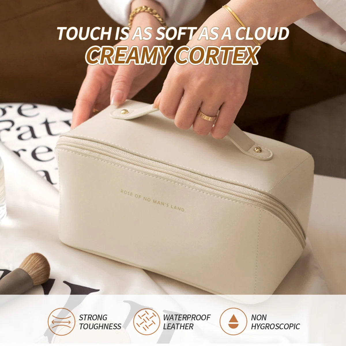 Image of Makeup Organizer Female Toiletry Kit Bag Make Up Case Storage Pouch 644624626 from Edmene LLC