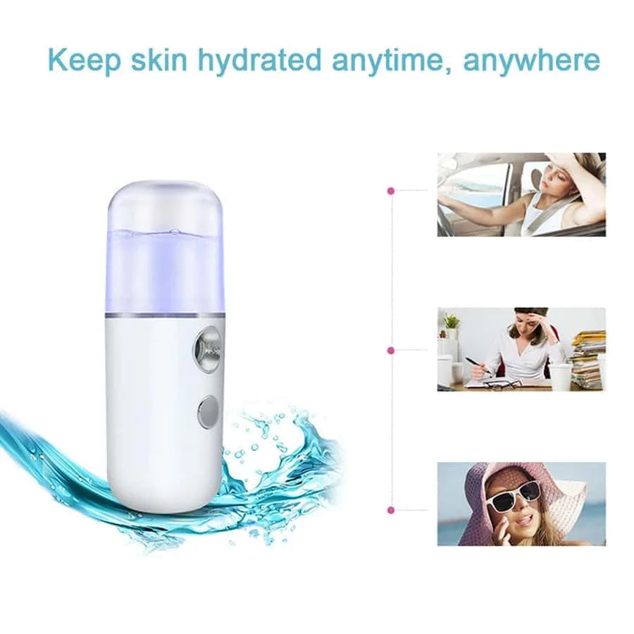 Image of Mini Facial Steamer Spray Mister Usb Humidifier Moisturizing Skincare 348225409 from Edmene LLC