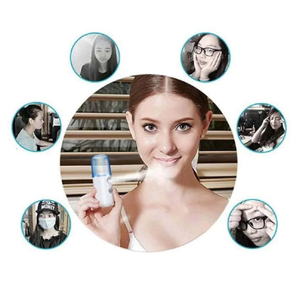Image of Mini Facial Steamer Spray Mister Usb Humidifier Moisturizing Skincare 348225409 from Edmene LLC